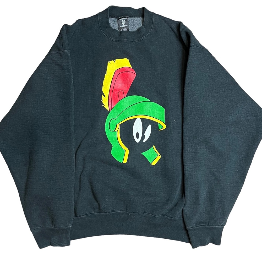 Vintage Made In USA Marvin The Martian Looney Tunes Crewneck